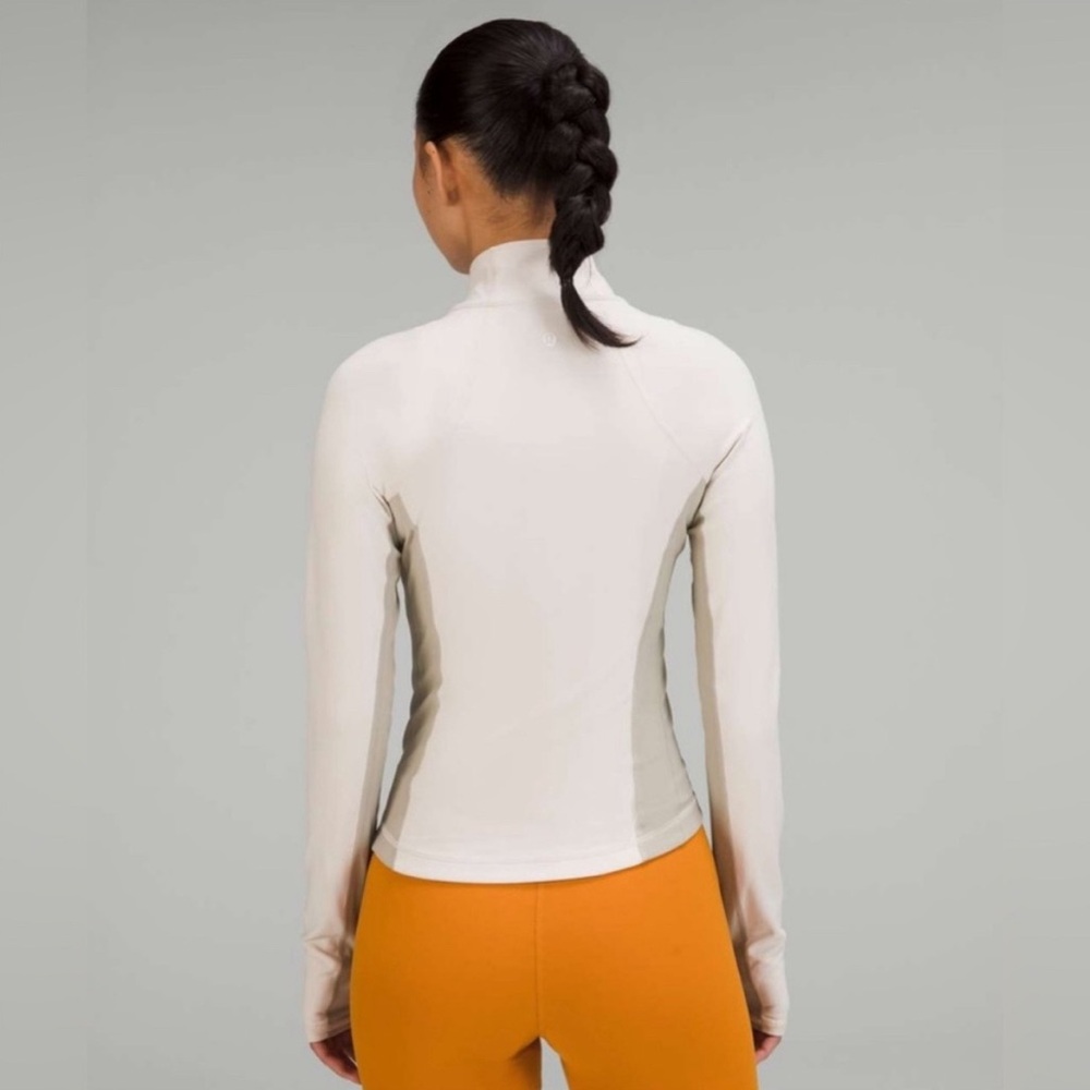Lululemon Throwback Shape Jacket Raw Linen/White … - image 2